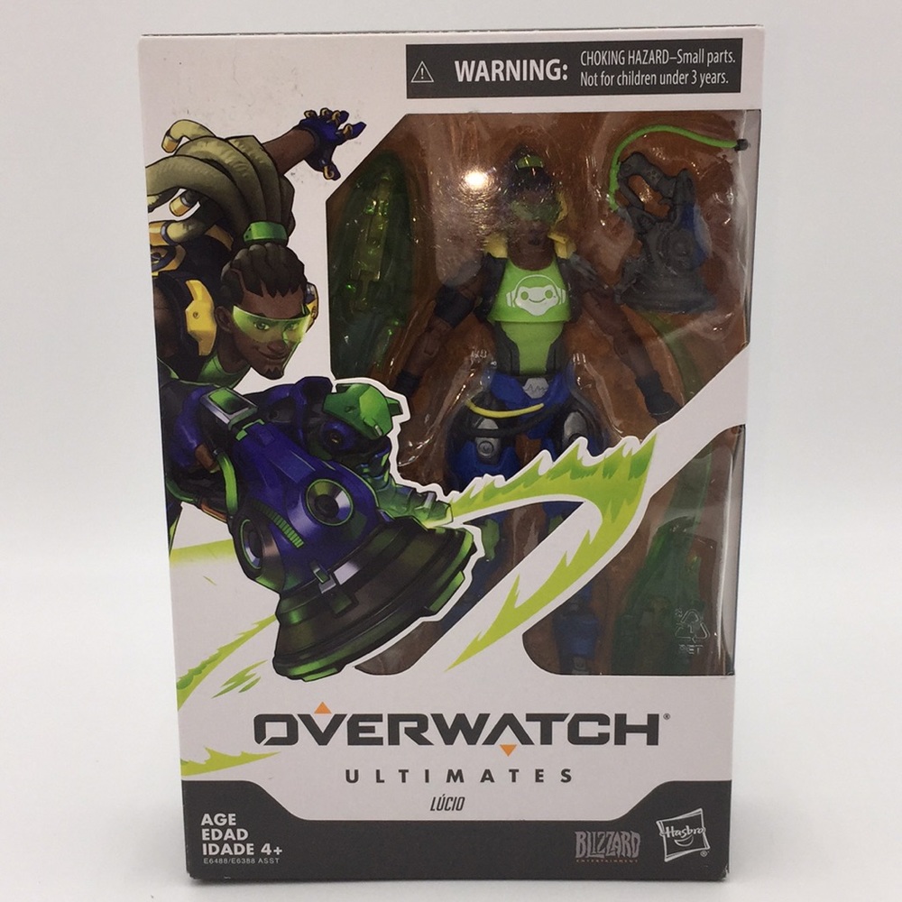 Overwatch Ultimates Lucio Action Figure 6” Hasbro New in Box